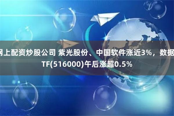 网上配资炒股公司 紫光股份、中国软件涨近3%，数据ETF(516000)午后涨超0.5%